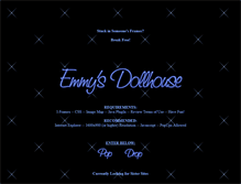 Tablet Screenshot of emmysdollhouse.com